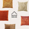 Dutch Decor YAMIN - Kussenhoes 45x45 cm - Potters Clay - oranje - met rits - zonder binnenkussen