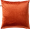 Dutch Decor YAMIN - Sierkussen 45x45 cm - velvet - dierenprint - Potters Clay - oranje - Inclusief binnenkussen