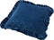 Dutch Decor YARA - Kussenhoes 45x45 cm - 100% katoen - velvet - met ruches - Insignia Blue - donkerblauw - met rits