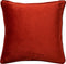 Dutch Decor ZABRINA - Kussenhoes 45x45 cm - velvet - Potters Clay - oranje - met zebra strepen - met rits