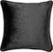 Dutch Decor ZABRINA - Sierkussen 45x45 cm - velvet - Raven - zwart - met zebra strepen - Inclusief binnenkussen