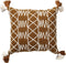 Dutch Decor ZAC - Sierkussen van katoen 45x45 cm Tobacco Brown - bruin - Inclusief binnenkussen