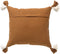 Dutch Decor ZAC - Sierkussen van katoen 45x45 cm Tobacco Brown - bruin - Inclusief binnenkussen