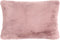 Dutch Decor ZAYA - Kussenhoes 30x50 cm - bontlook - effen kleur - Pale Mauve - oudroze - met rits - zonder binnenkussen