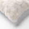 Dutch Decor ZAYA - Kussenhoes 30x50 cm - bontlook - effen kleur - Snow White - wit - met rits - zonder binnenkussen