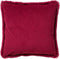 Dutch Decor ZAYA - Kussenhoes 45x45 cm - bontlook - effen kleur - Red Plum - roze - met rits - zonder binnenkussen