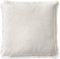 Dutch Decor ZAYA - Kussenhoes 45x45 cm - bontlook - effen kleur - Snow White - wit - met rits - zonder binnenkussen