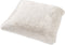 Dutch Decor ZAYA - Kussenhoes 45x45 cm - bontlook - effen kleur - Snow White - wit - met rits - zonder binnenkussen