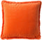 Dutch Decor ZAYA - Kussenhoes 45x45 cm - bontlook - effen kleur - Coral - koraalroze - met rits - zonder binnenkussen