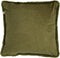 Dutch Decor ZAYA - Kussenhoes 45x45 cm - bontlook - effen kleur - Chive - groen - met rits - zonder binnenkussen