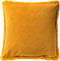 Dutch Decor ZAYA - Kussenhoes 45x45 cm - bontlook - effen kleur - Golden Glow - geel - met rits - zonder binnenkussen