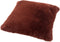 Dutch Decor ZAYA - Kussenhoes 45x45 cm - bontlook - effen kleur - Rocky Road - bruin - met rits - zonder binnenkussen
