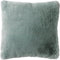 Dutch Decor ZAYA - Kussenhoes 45x45 cm - bontlook - effen kleur - Jadeite - lichtgroen - met rits - zonder binnenkussen
