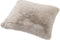 Dutch Decor ZAYA - Kussenhoes 45x45 cm - bontlook - effen kleur - Micro Chip - grijs - met rits - zonder binnenkussen