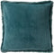 Dutch Decor ZAYA - Kussenhoes 45x45 cm - bontlook - effen kleur - Sagebrush Green - groen - met rits - zonder binnenkussen
