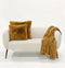 Dutch Decor ZAYA - Kussenhoes 45x45 cm - bontlook - effen kleur - Tobacco Brown - bruin - met rits - zonder binnenkussen