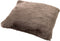 Dutch Decor ZAYA - Kussenhoes 45x45 cm - bontlook - effen kleur - Driftwood - taupe - met rits - zonder binnenkussen