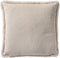 Dutch Decor ZAYA - Kussenhoes 60x60 cm - bontlook - effen kleur - Pumice Stone - beige - met rits - zonder binnenkussen