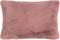 Dutch Decor ZAYA - Sierkussen 30x50 cm - bontlook - effen kleur - Pale Mauve - roze - Inclusief binnenkussen