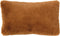 Dutch Decor ZAYA - Sierkussen 30x50 cm - bontlook - effen kleur - Tobacco Brown - bruin - Inclusief binnenkussen