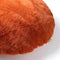 Dutch Decor - ZAYA - Sierkussen 45 cm rond - bontlook - effen kleur - Potters Clay - oranje