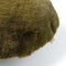 Dutch Decor - ZAYA - Sierkussen 45 cm rond - bontlook - effen kleur - Military Olive - groen