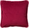 Dutch Decor ZAYA - Sierkussen 45x45 cm - bontlook - effen kleur - Red Plum - roze - Inclusief binnenkussen
