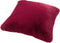 Dutch Decor ZAYA - Sierkussen 45x45 cm - bontlook - effen kleur - Red Plum - roze - Inclusief binnenkussen