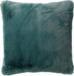 Dutch Decor ZAYA - Sierkussen 45x45 cm - bontlook - effen kleur - Sagebrush Green - groen - Inclusief binnenkussen