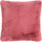 Dutch Decor ZAYA - Sierkussen 45x45 cm - bontlook - effen kleur - Dusty Rose - roze - Inclusief binnenkussen