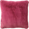 Dutch Decor ZAYA - Sierkussen 45x45 cm - bontlook - effen kleur - Heather Rose - roze - Inclusief binnenkussen