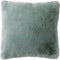 Dutch Decor ZAYA - Sierkussen 45x45 cm - bontlook - effen kleur - Jadeite - lichtgroen - Inclusief binnenkussen