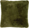 Dutch Decor ZAYA - Sierkussen 45x45 cm - bontlook - effen kleur - Chive - groen - Inclusief binnenkussen