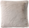 Dutch Decor ZAYA - Sierkussen 45x45 cm - bontlook - effen kleur - Micro Chip - grijs - Inclusief binnenkussen