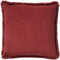 Dutch Decor ZAYA - Sierkussen 45x45 cm - bontlook - effen kleur - Merlot - rood - Inclusief binnenkussen