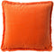 Dutch Decor ZAYA - Sierkussen 45x45 cm - bontlook - effen kleur - Coral - koraalroze - Inclusief binnenkussen