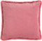 Dutch Decor ZAYA - Sierkussen 45x45 cm - bontlook - effen kleur - Dusty Rose - roze - Inclusief binnenkussen
