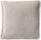 Dutch Decor ZAYA - Sierkussen 45x45 cm - bontlook - effen kleur - Micro Chip - grijs - Inclusief binnenkussen