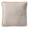 Dutch Decor ZAYA - Sierkussen 45x45 cm - bontlook - effen kleur - Pumice Stone - beige - Inclusief binnenkussen