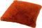 Dutch Decor ZAYA - Sierkussen 45x45 cm - bontlook - effen kleur - Potters Clay - oranje - Inclusief binnenkussen