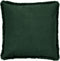 Dutch Decor ZAYA - Sierkussen 45x45 cm - bontlook - effen kleur - Mountain View - donkergroen - Inclusief binnenkussen