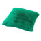 Dutch Decor ZAYA - Sierkussen 45x45 cm - bontlook - effen kleur - Emerald - groen - Inclusief binnenkussen