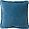 Dutch Decor ZAYA - Sierkussen 45x45 cm - bontlook - effen kleur - Provincial Blue - lichtblauw - Inclusief binnenkussen