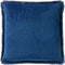 Dutch Decor ZAYA - Sierkussen 45x45 cm - bontlook - effen kleur - Insignia Blue - donkerblauw - Inclusief binnenkussen