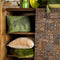 Dutch Decor ZAYA - Sierkussen 45x45 cm - bontlook - effen kleur - Chive - groen - Inclusief binnenkussen