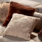 Dutch Decor ZAYA - Sierkussen 45x45 cm - bontlook - effen kleur - Rocky Road - bruin - Inclusief binnenkussen