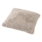Dutch Decor ZAYA - Sierkussen 45x45 cm - bontlook - effen kleur - Pumice Stone - beige - Inclusief binnenkussen