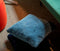Dutch Decor ZAYA - Sierkussen 45x45 cm - bontlook - effen kleur - Provincial Blue - lichtblauw - Inclusief binnenkussen