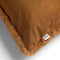 Dutch Decor ZAYA - Sierkussen 45x45 cm - bontlook - effen kleur - Tobacco Brown - bruin - Inclusief binnenkussen