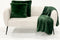 Dutch Decor ZAYA - Sierkussen 45x45 cm - bontlook - effen kleur - Mountain View - donkergroen - Inclusief binnenkussen